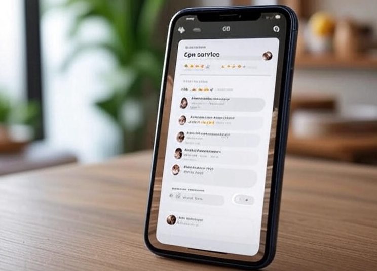 review platform interface